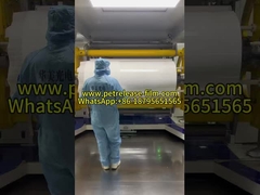 Part of the packaging process of PET anti-static  release film