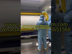 PET release film Wrap film packaging in dust-free workshop